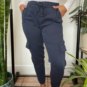 Banana Republic Navy Utility Joggers